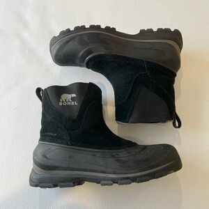 SOREL Men's Buxton Pull On Winter Boot suede and textile upper 10